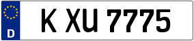 Truck License Plate